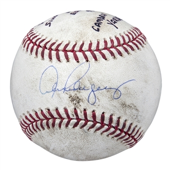 2009 Alex Rodriguez Game Used & Signed OML Selig Baseball Used On 9/2/09 For Career Hit #2,500 (MLB Authenticated & Beckett)